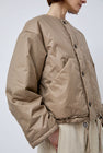 Girls of Dust Nuclear Padded Jacket in Beige