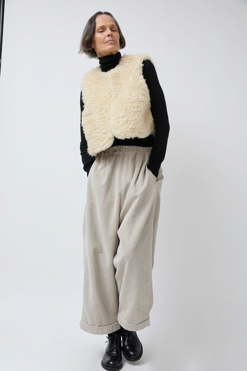 Girls of Dust Peak Vest in Ecru