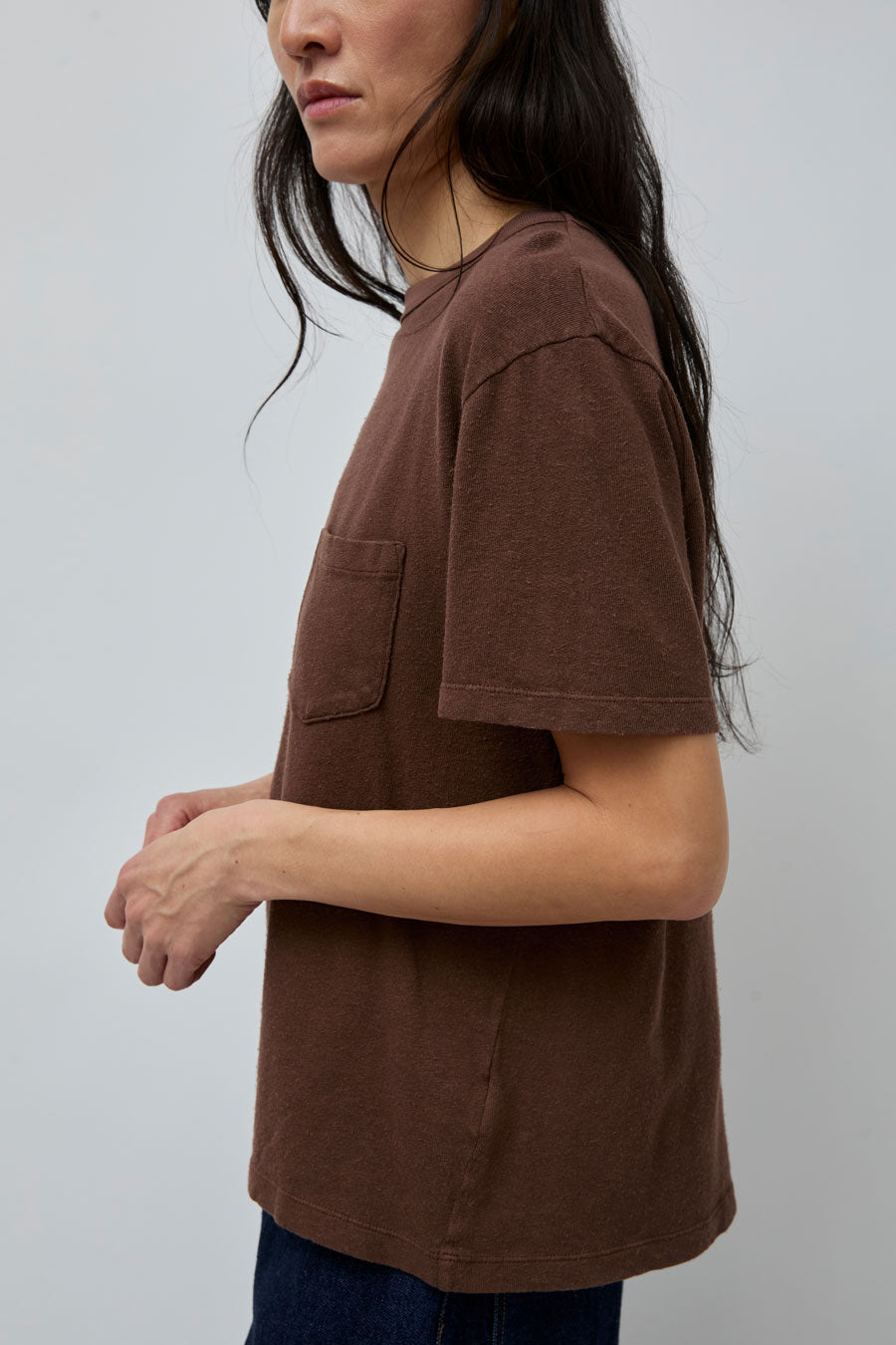 Girls of Dust Pocket T in Aztek Brown