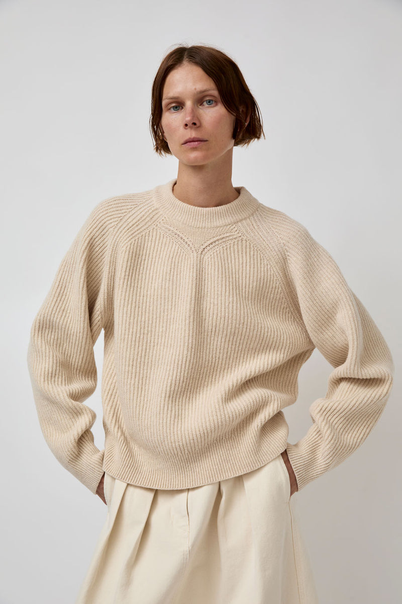 Girls of Dust Puddle Sweater in Wheat
