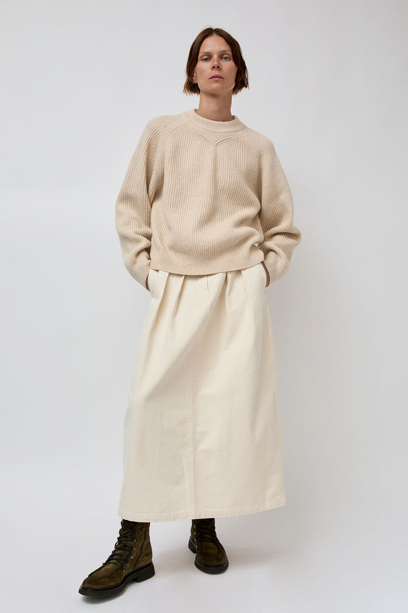 Girls of Dust Puddle Sweater in Wheat