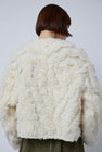 Girls of Dust Shetland Jacket in Off White