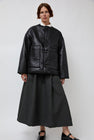 Girls of Dust Solar Reversible Jacket in Black