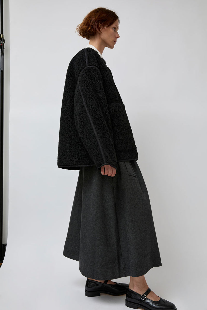 Girls of Dust Solar Reversible Jacket in Black