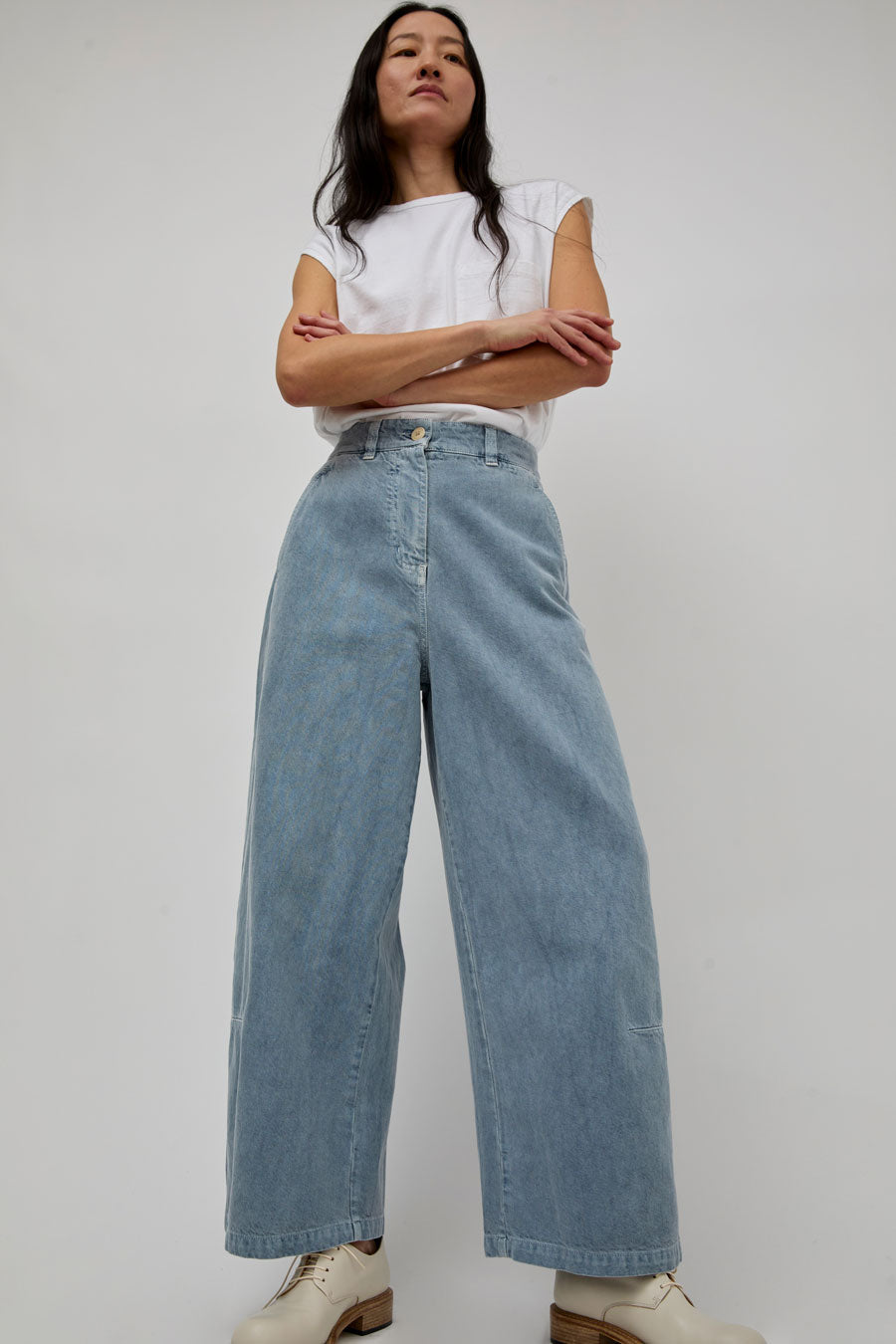 Girls of Dust Submarine Chino in Pearl Blue