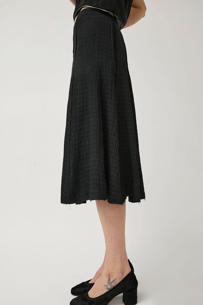 Greta Garmel Godet Skirt in Black