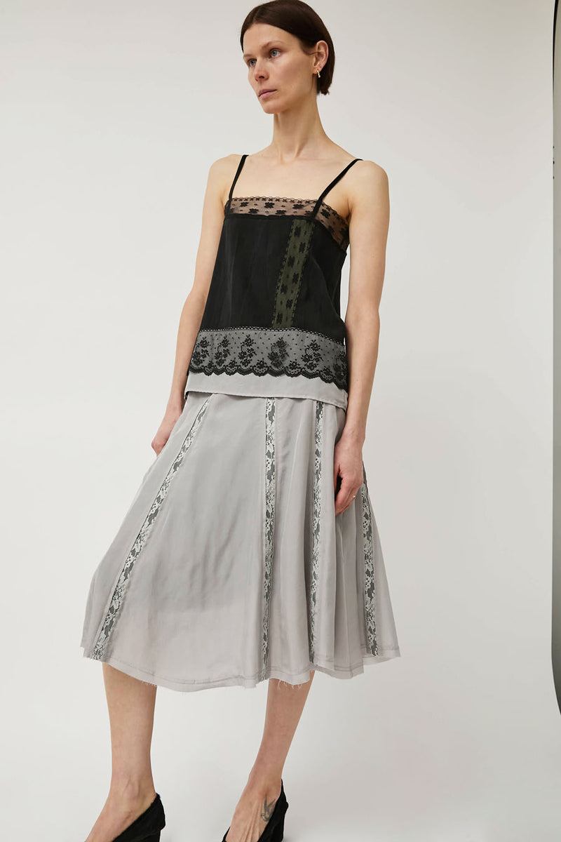 Greta Garmel Lace Tank in Black