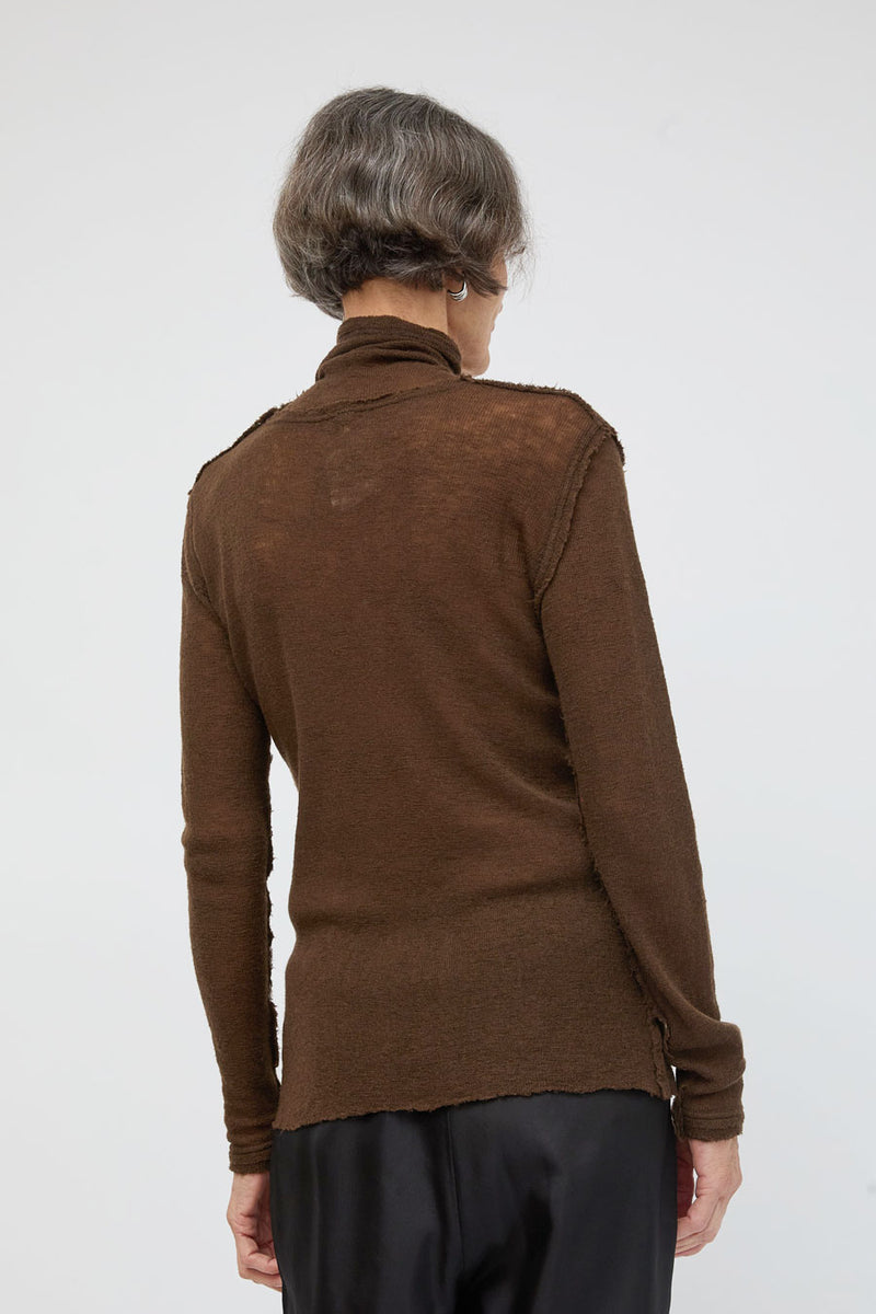 Guðrun & Guðrun Bjørk Turtleneck in Chocolate