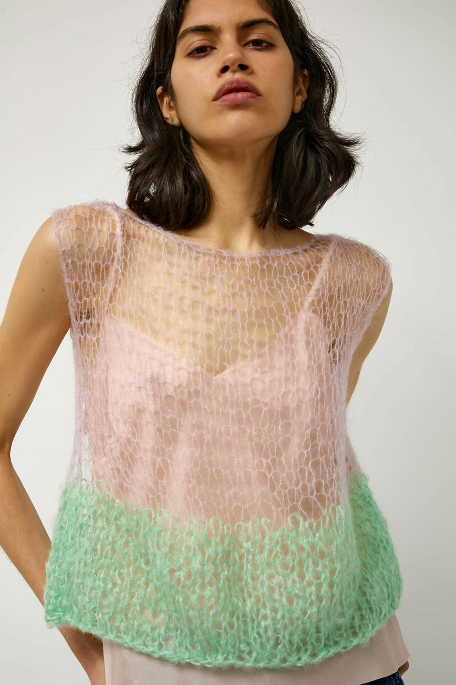 Guðrun & Guðrun Agnas Top in Rose and Mint