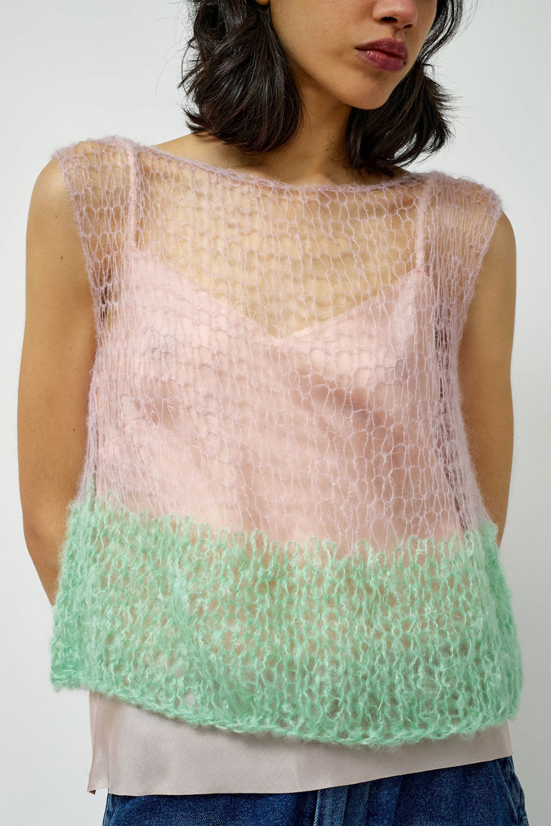 Guðrun & Guðrun Agnas Top in Rose and Mint