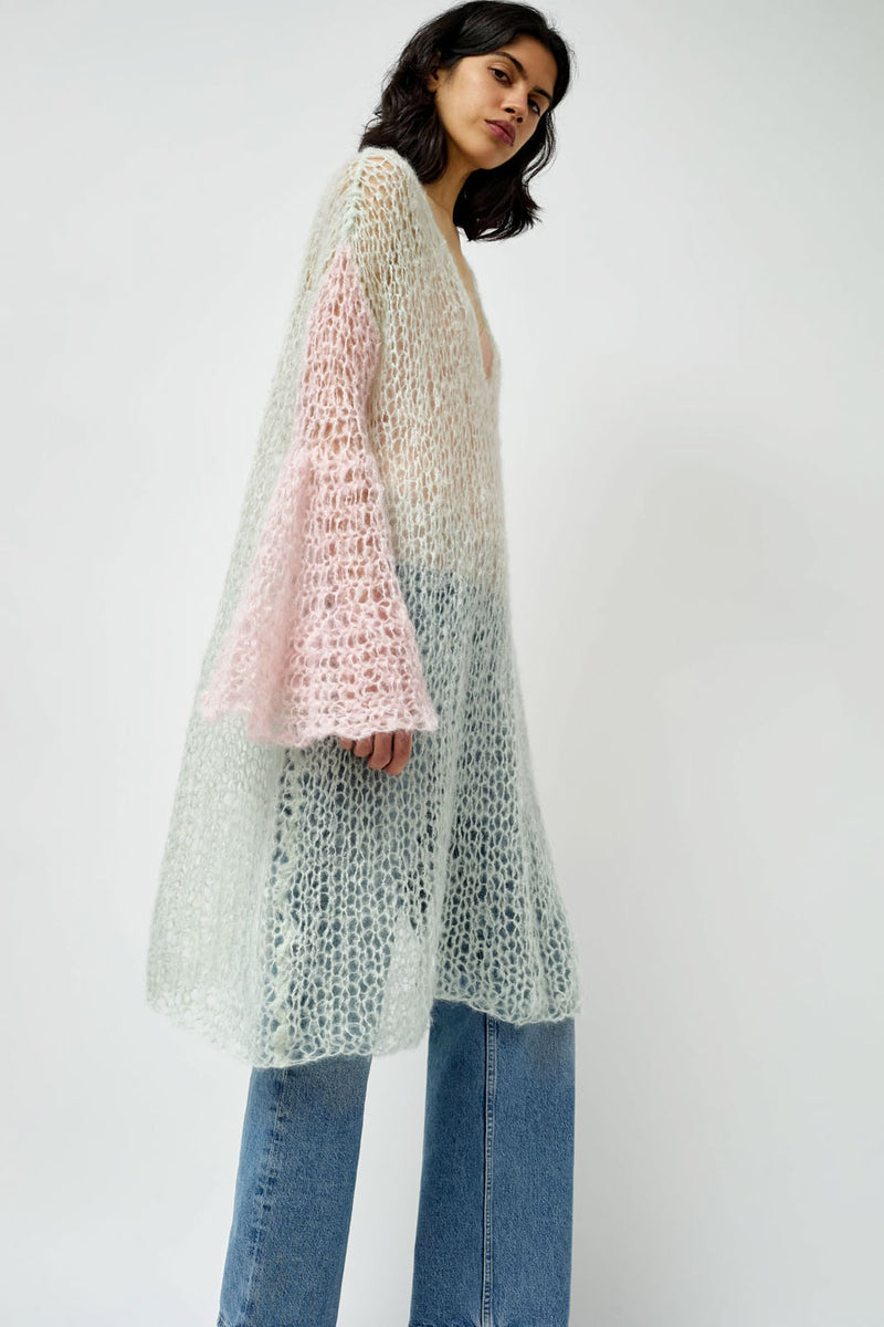 Guðrun & Guðrun x Helena Christensen Misty Dress in Mint / Rose
