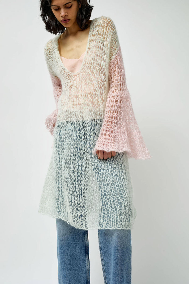 Guðrun & Guðrun x Helena Christensen Misty Dress in Mint / Rose