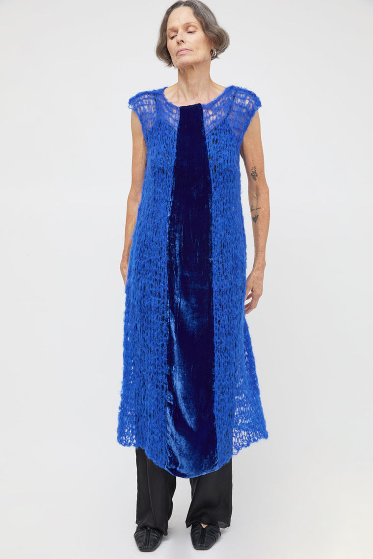 Guðrun & Guðrun Isabella Dress in Blue and  Dark Blue