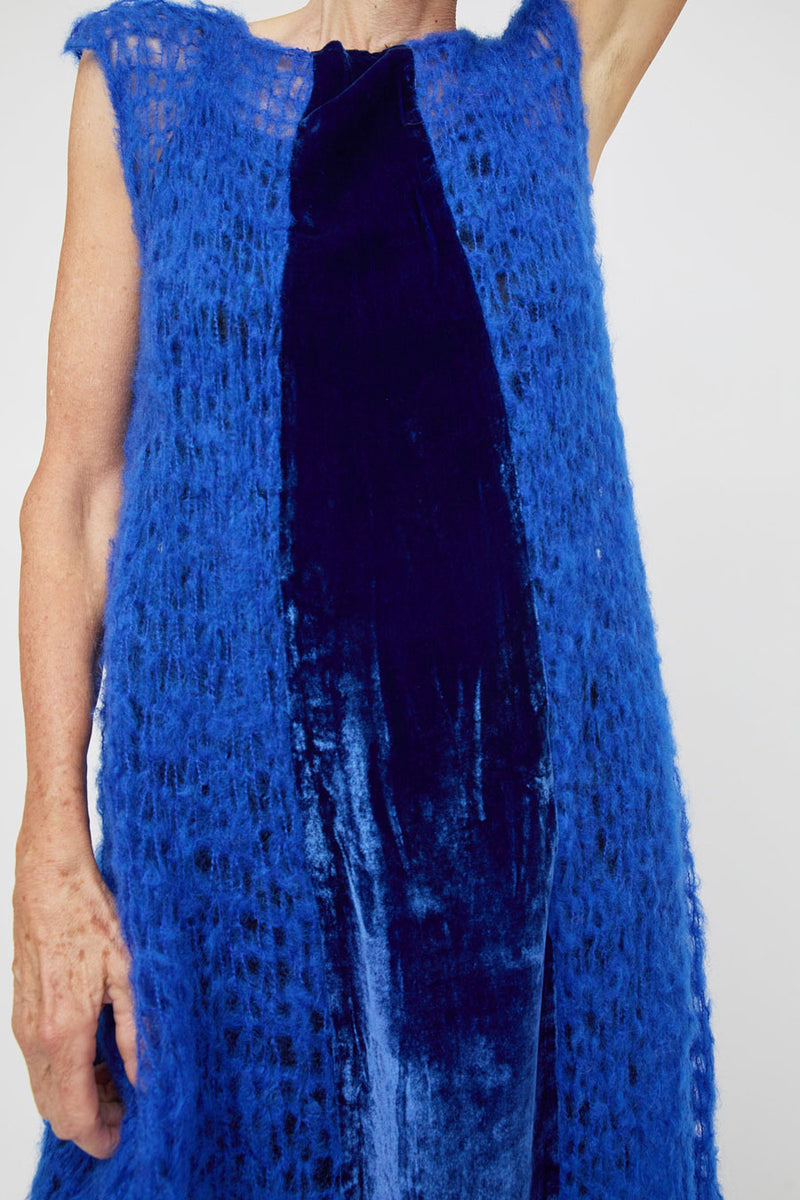 Guðrun & Guðrun Isabella Dress in Blue and  Dark Blue