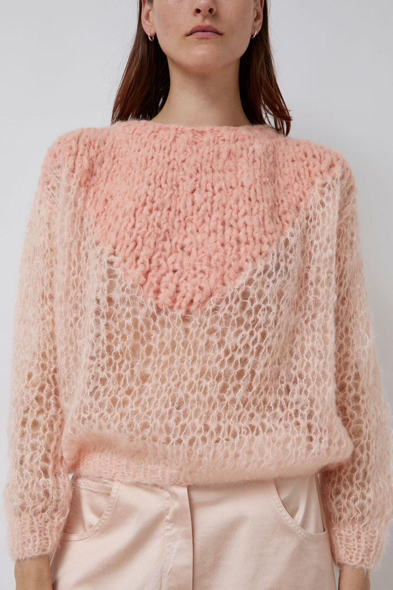 Guðrun & Guðrun Aurora Sweater in Peach and Salmon
