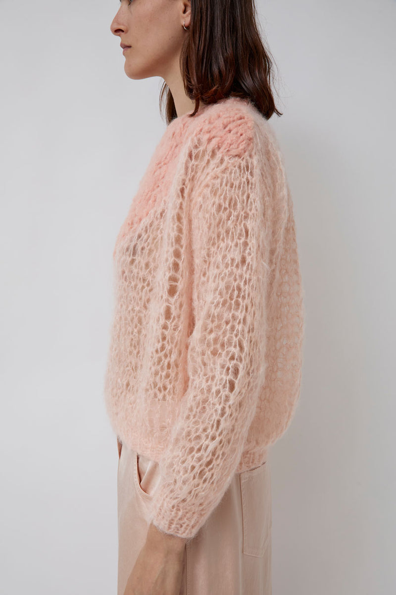 Guðrun & Guðrun Aurora Sweater in Peach and Salmon