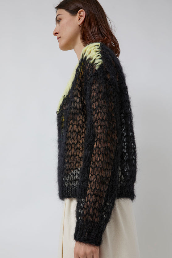 Guðrun & Guðrun Aurora Sweater in Yellow and Black