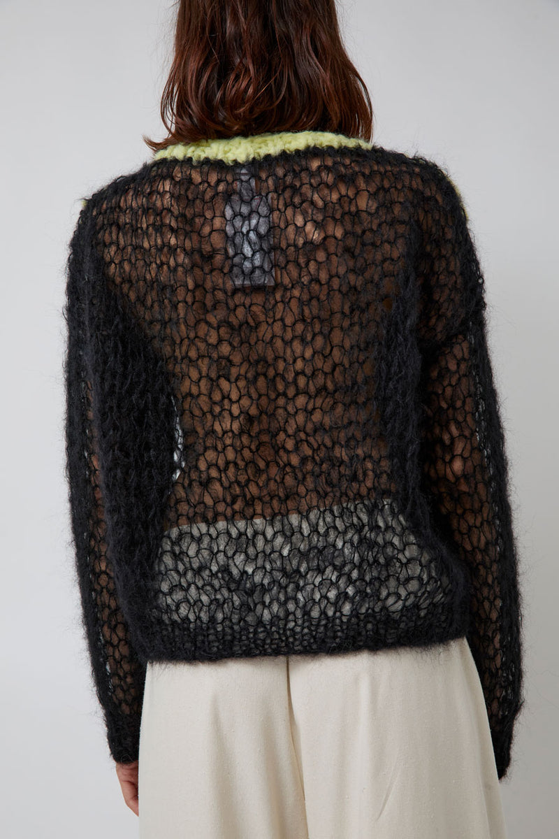 Guðrun & Guðrun Aurora Sweater in Yellow and Black