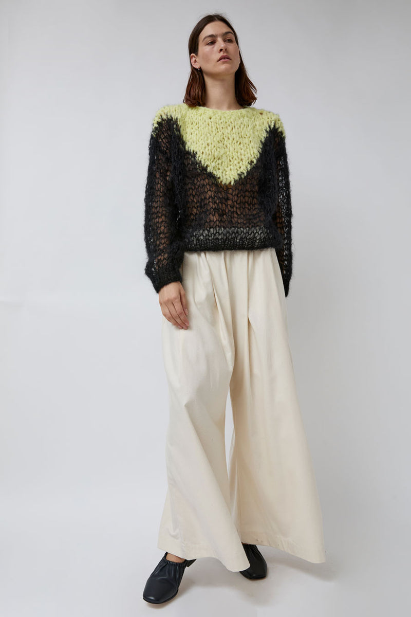 Guðrun & Guðrun Aurora Sweater in Yellow and Black