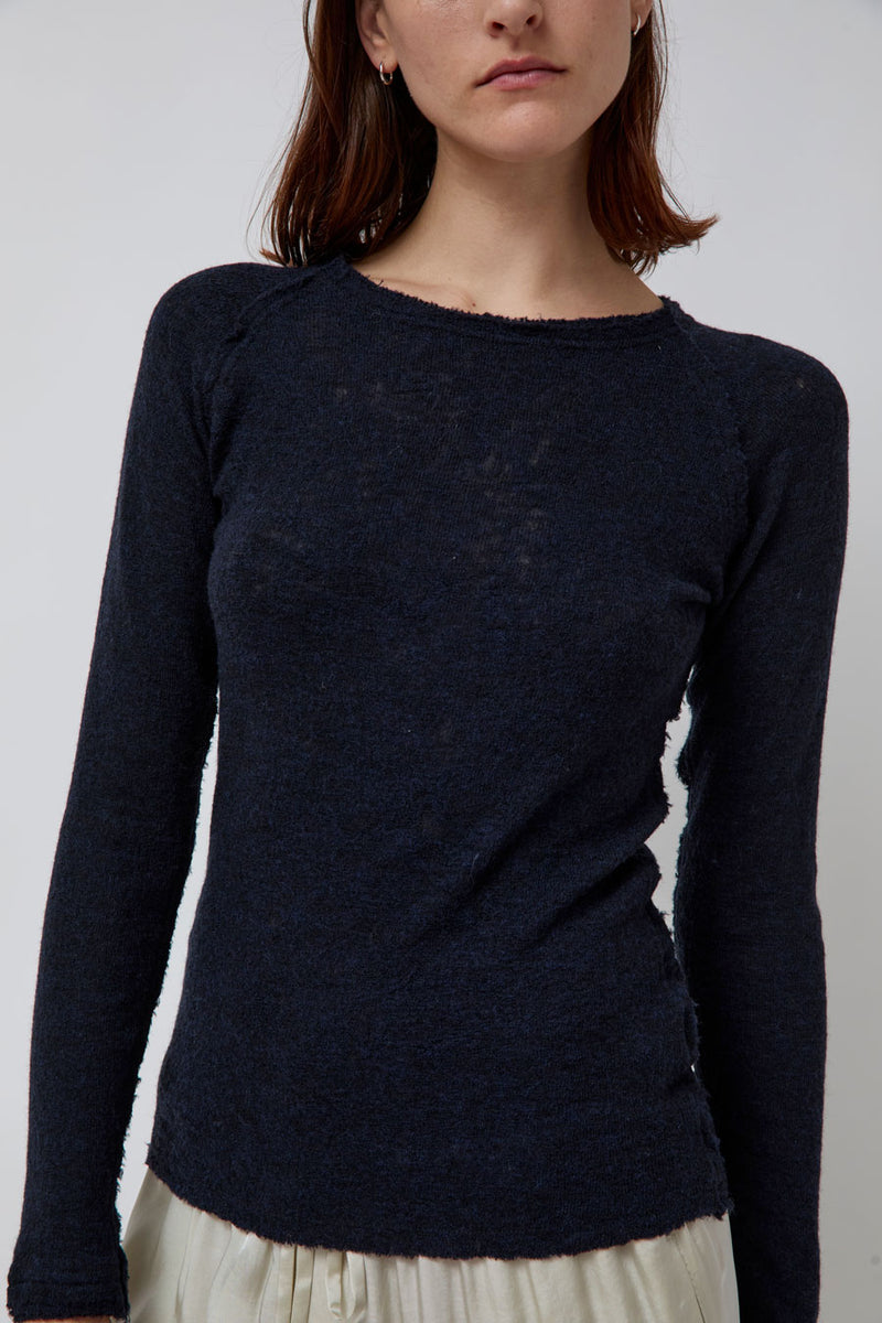 Guðrun & Guðrun Barba Round Neck in Navy