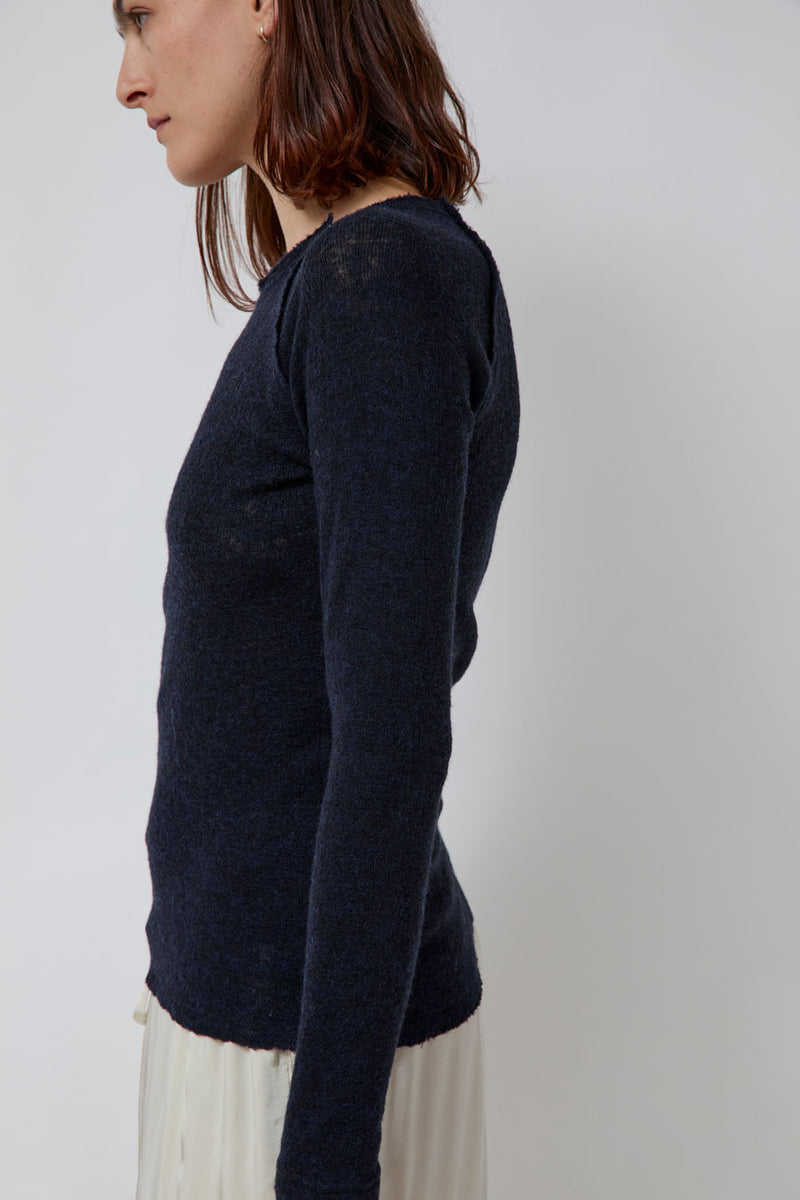Guðrun & Guðrun Barba Round Neck in Navy