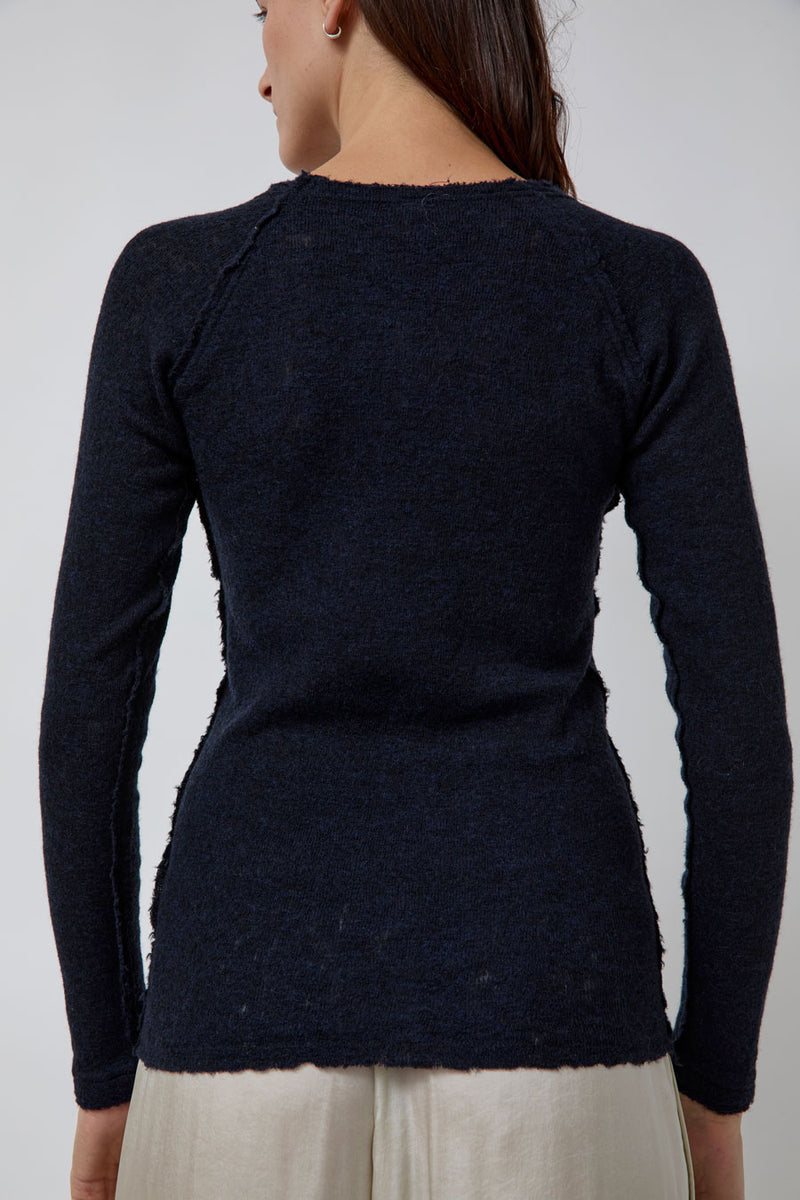 Guðrun & Guðrun Barba Round Neck in Navy