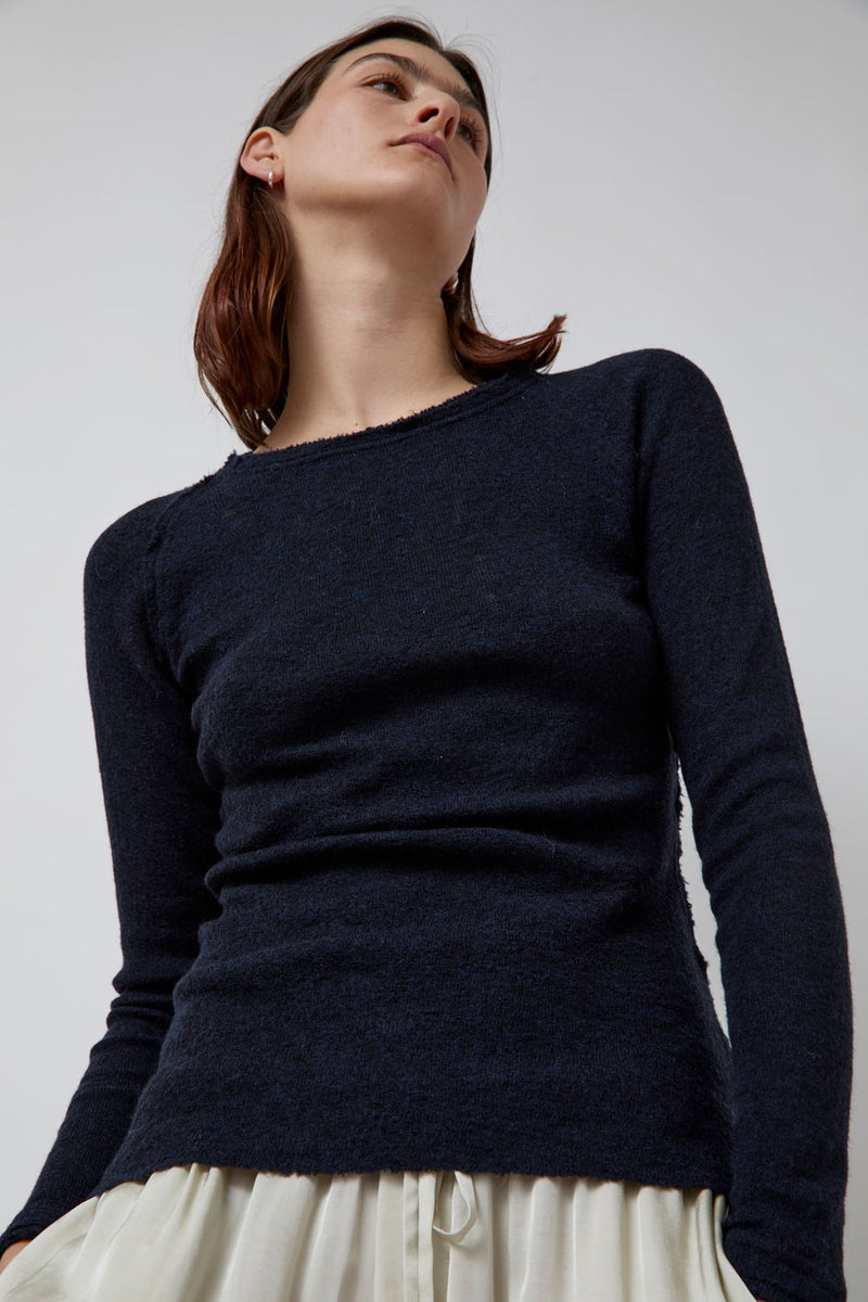 Guðrun & Guðrun Barba Round Neck in Navy