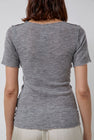 Guðrun & Guðrun Barbara V Neck T-Shirt in Grey