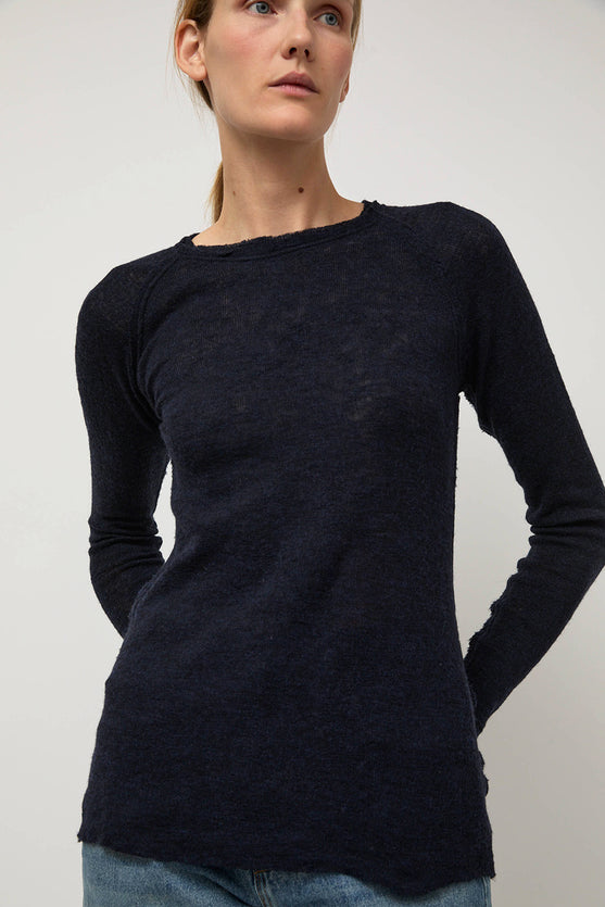 Guðrun & Guðrun Barba Crewneck in Dark Blue