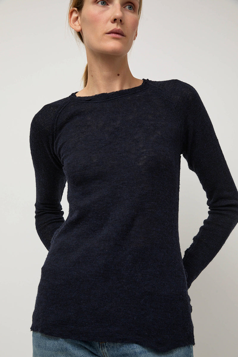 Guðrun & Guðrun Barba Crewneck in Dark Blue