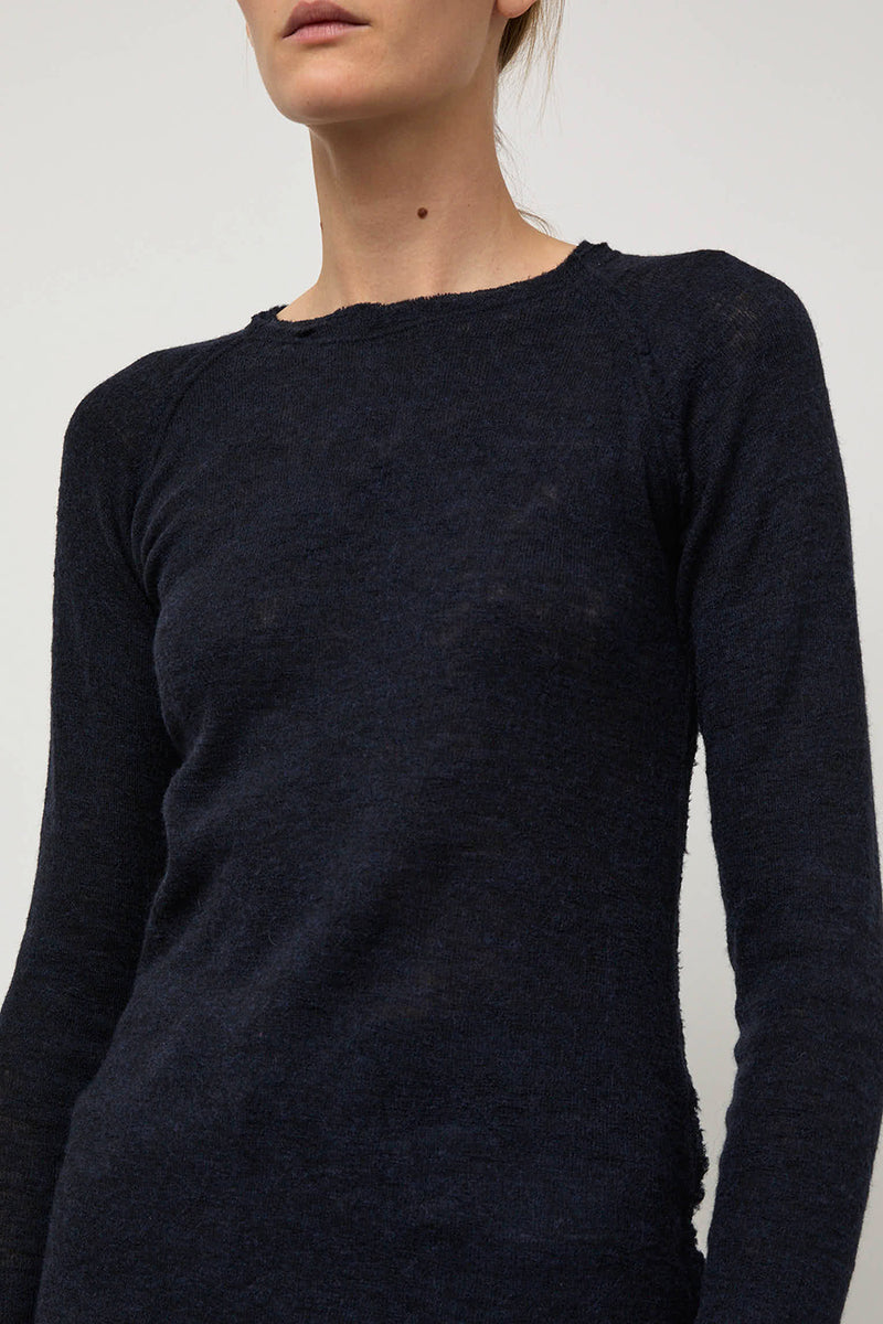 Guðrun & Guðrun Barba Crewneck in Dark Blue