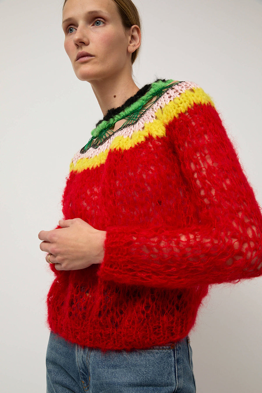 Guðrun & Guðrun Spinna Sweater in Red Multi