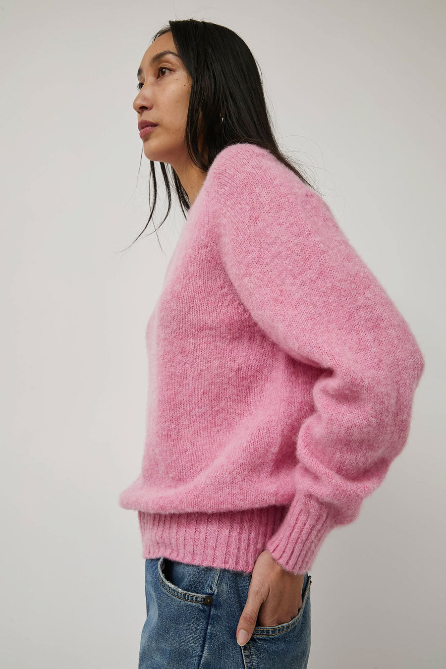 HOWLIN' Forevernevermore Crewneck in Pinky Pie