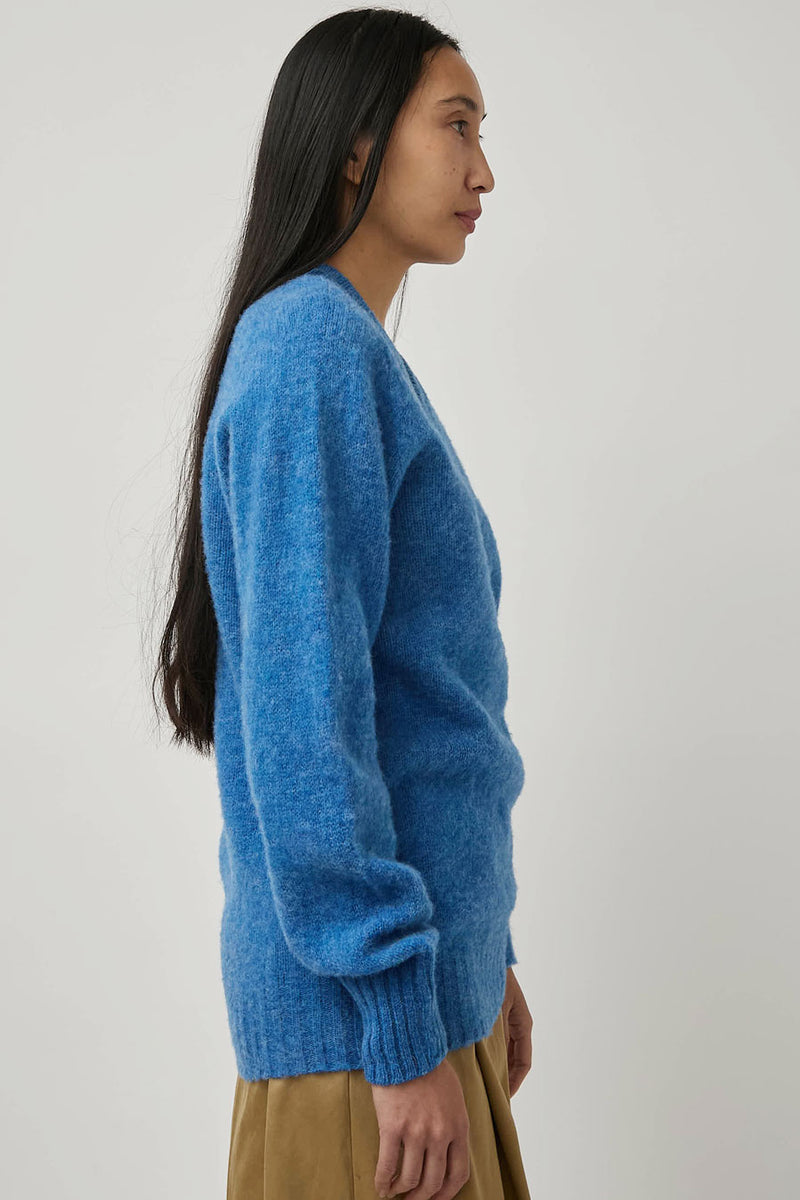 HOWLIN' Future Memories V Neck Sweater in Apollo