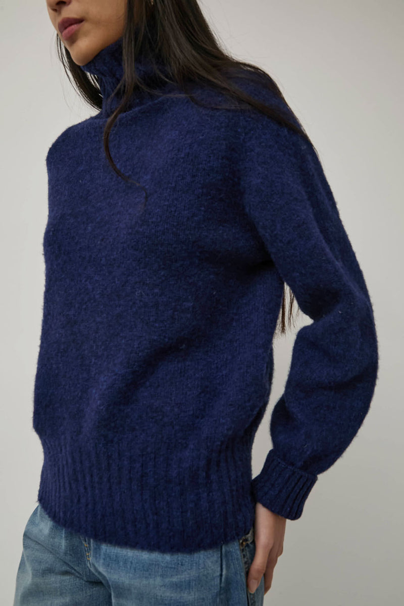 HOWLIN' Tango in Japan Turtleneck in Magic Blue