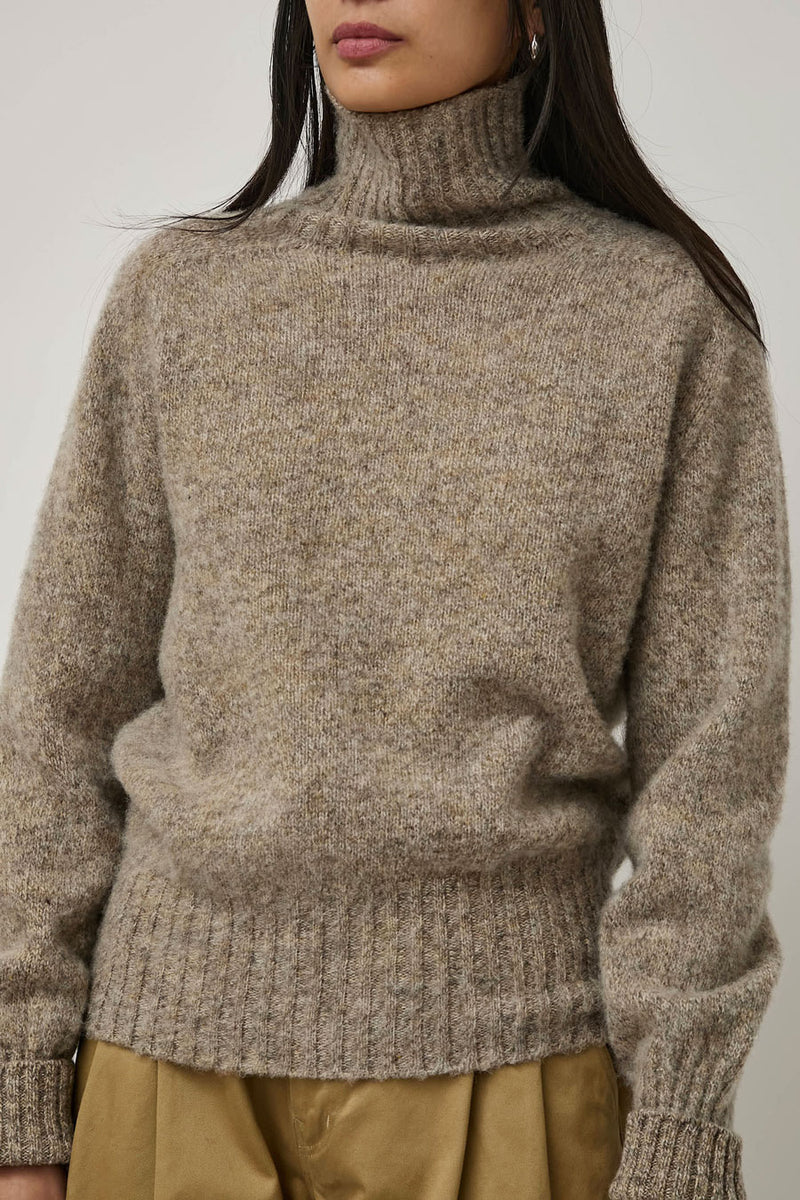 HOWLIN' Tango in Japan Turtleneck in Mixed Shrooms