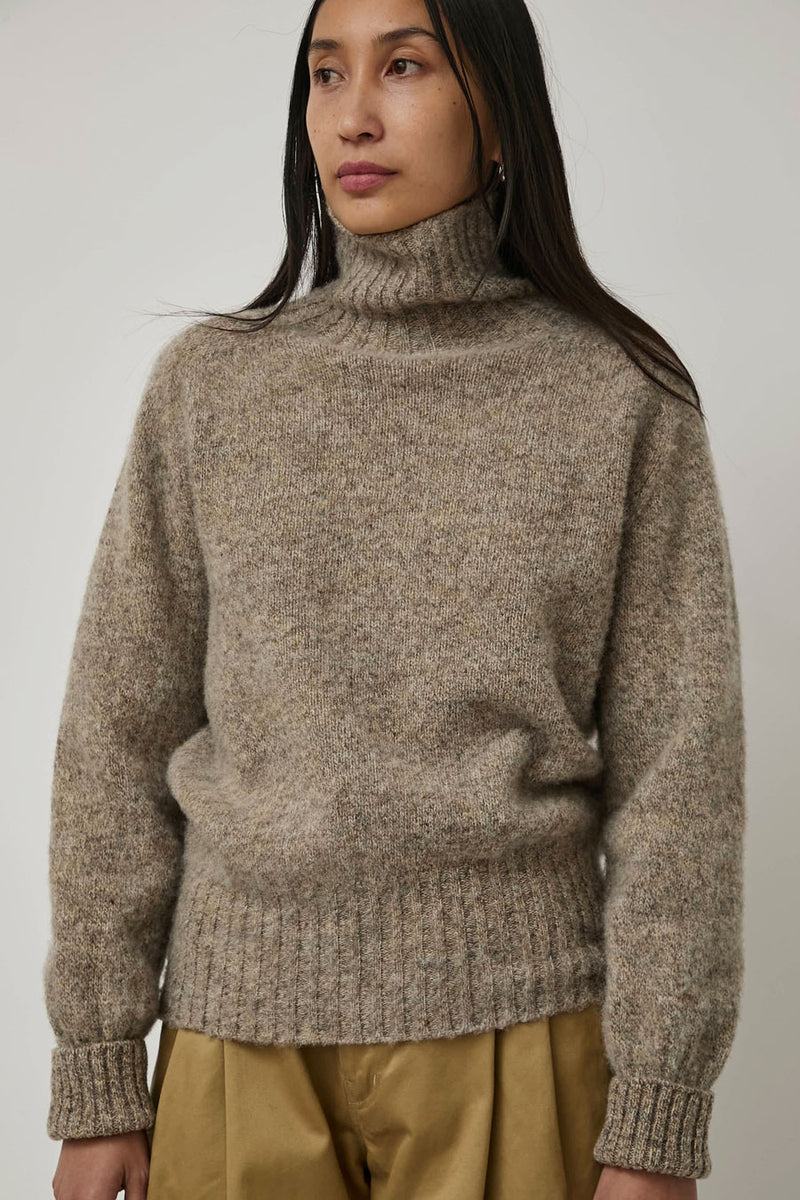 HOWLIN' Tango in Japan Turtleneck in Mixed Shrooms