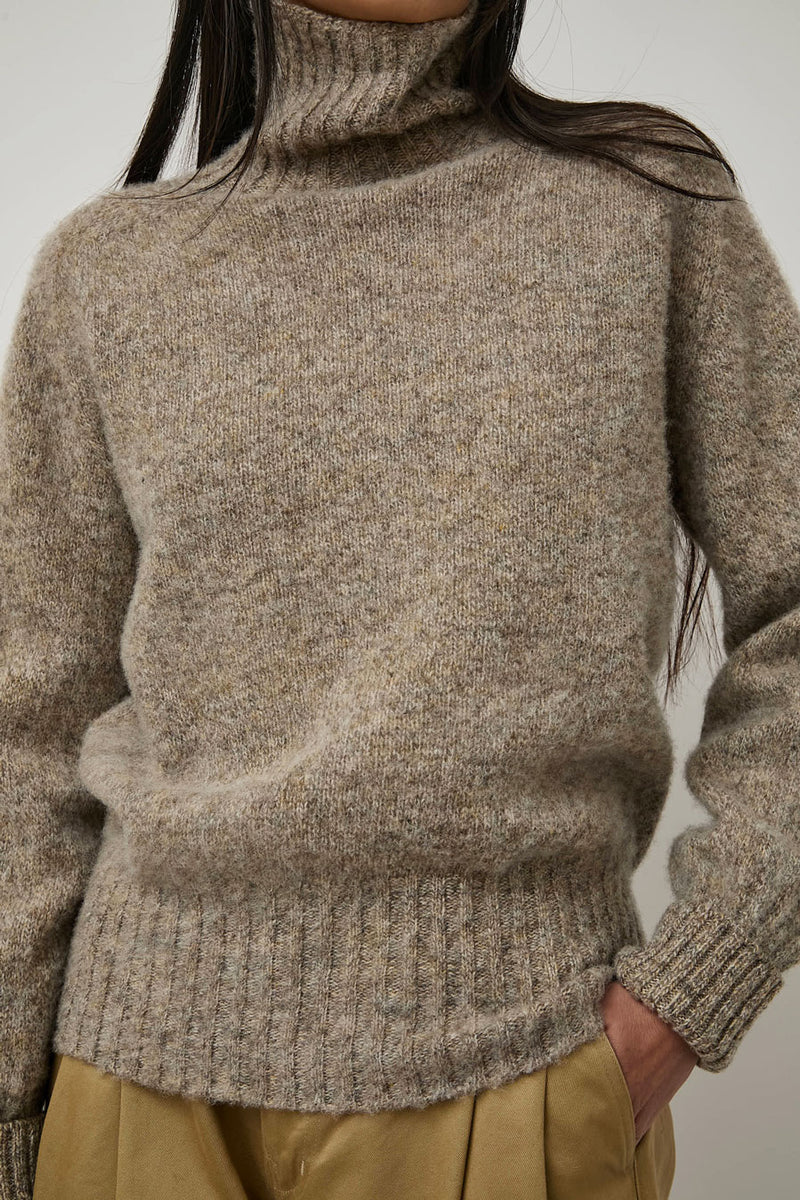 HOWLIN' Tango in Japan Turtleneck in Mixed Shrooms