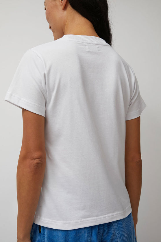 Haikure Coco Tee in Optic White