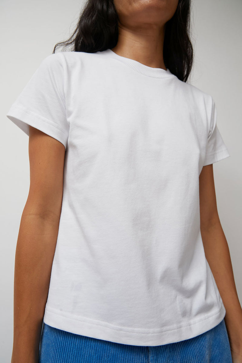 Haikure Coco Tee in Optic White