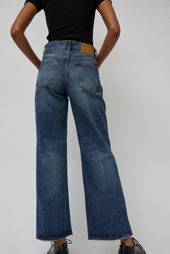 Haikure Korea Jean in Mid Blue