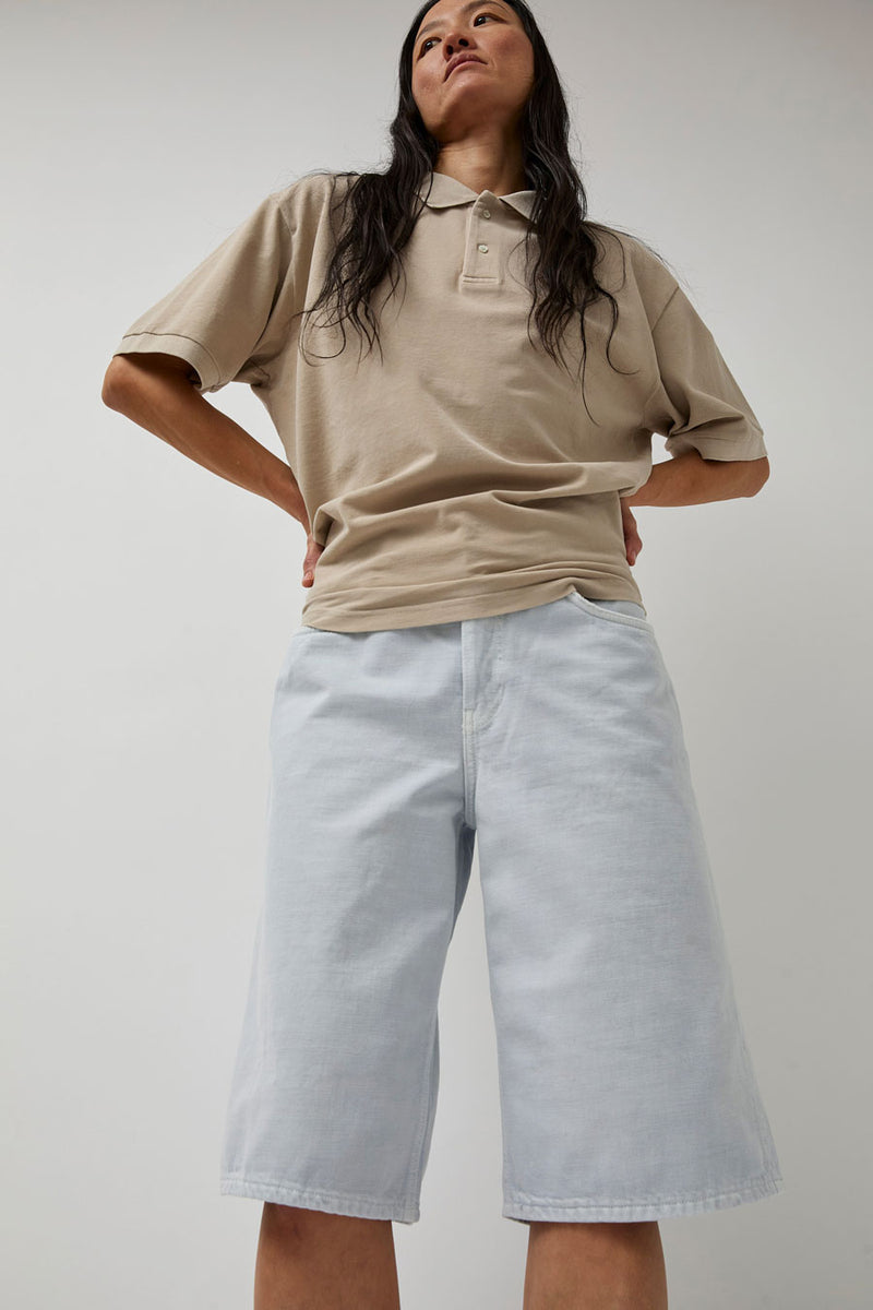Haikure Lacey Short Sleeve Polo in Doe
