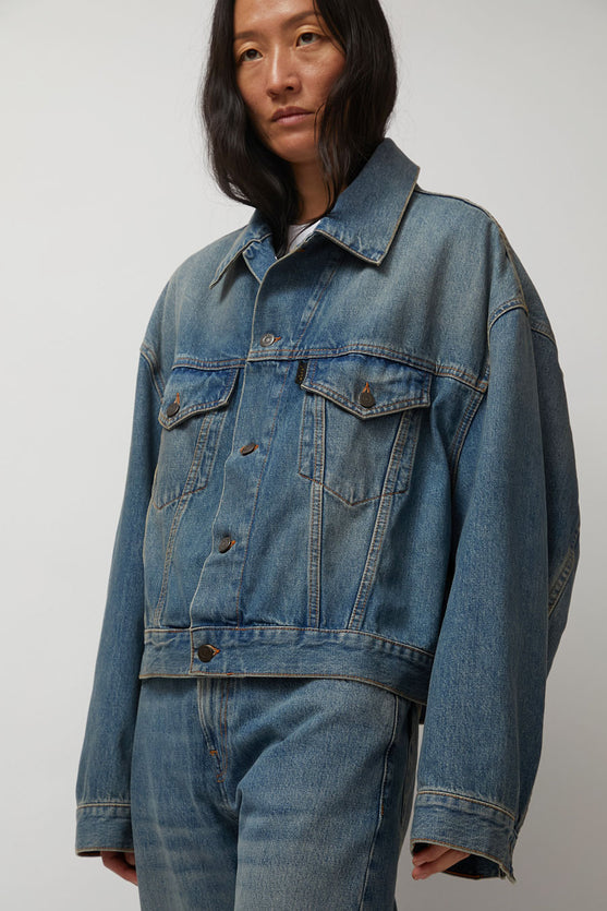 Haikure Spencer Jacket in Oil Blue