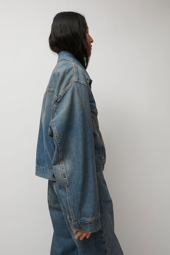 Haikure Spencer Jacket in Oil Blue