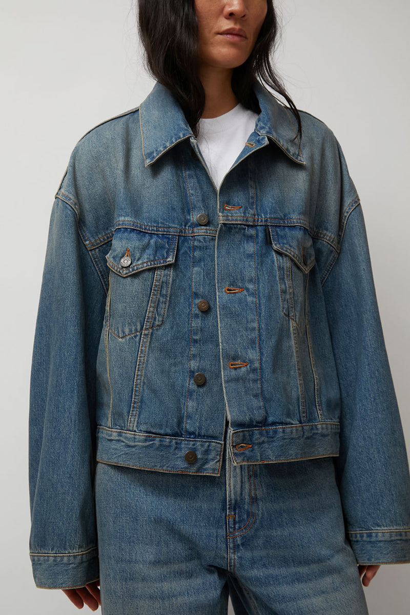 Haikure Spencer Jacket in Oil Blue