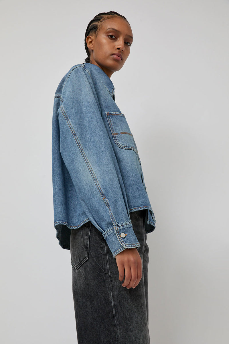 Haikure Wanda Denim Jacket in Mediterranean Blue