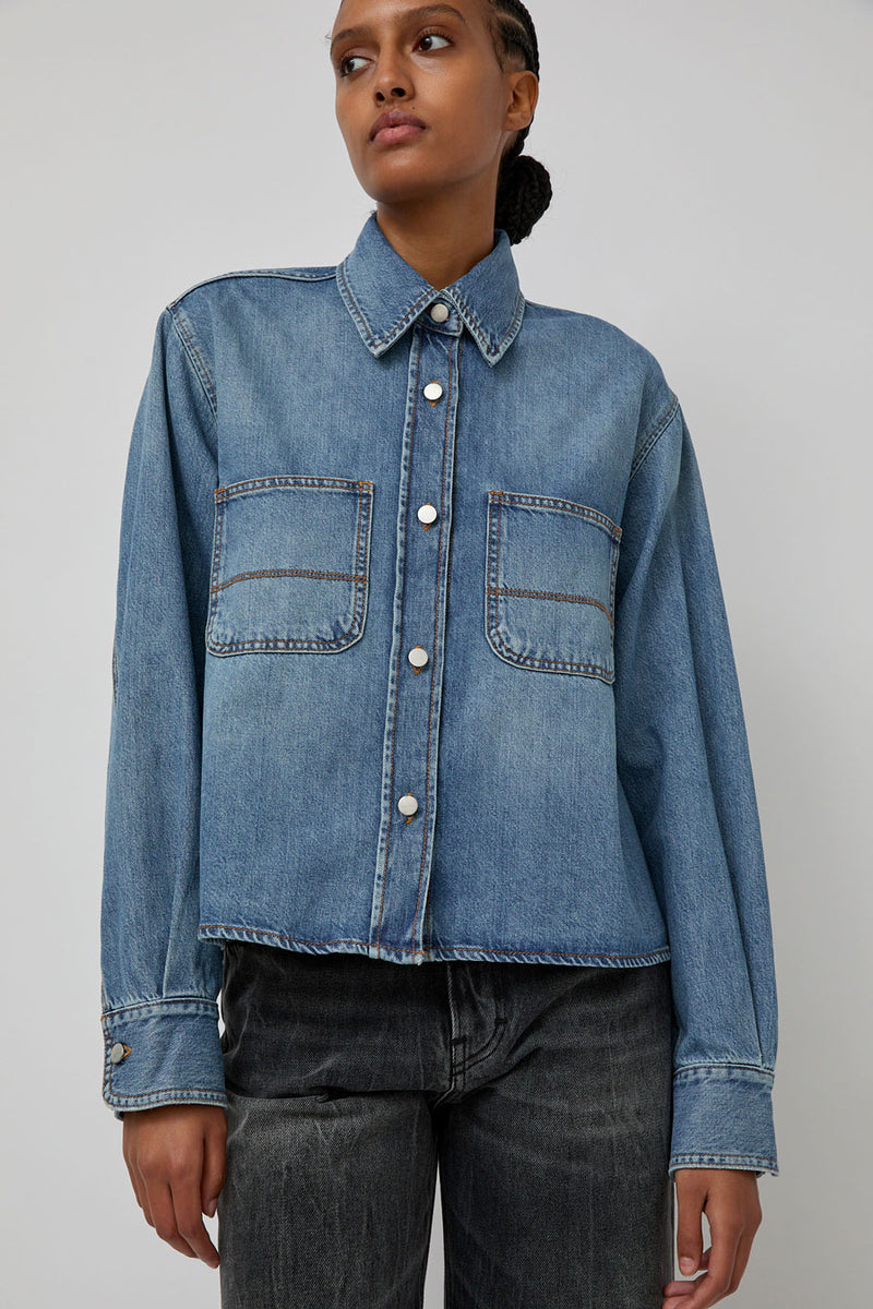 Haikure Wanda Denim Jacket in Mediterranean Blue