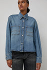 Haikure Wanda Denim Jacket in Mediterranean Blue