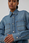 Haikure Wanda Denim Jacket in Mediterranean Blue