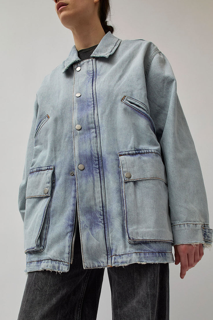 Haikure Wesley Denim Jacket in Stromboli Blue